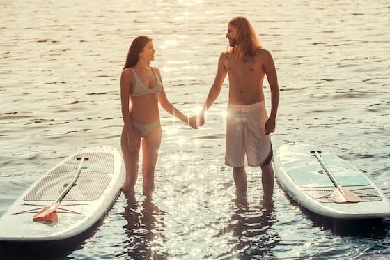 Standup-paddleboarding-mission-bay 9×6 couple with paddleboards