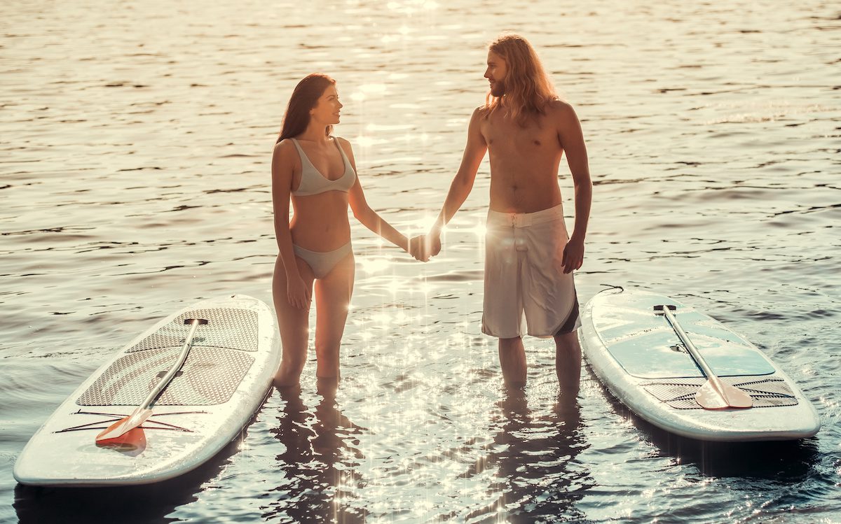 stand up paddleboarding