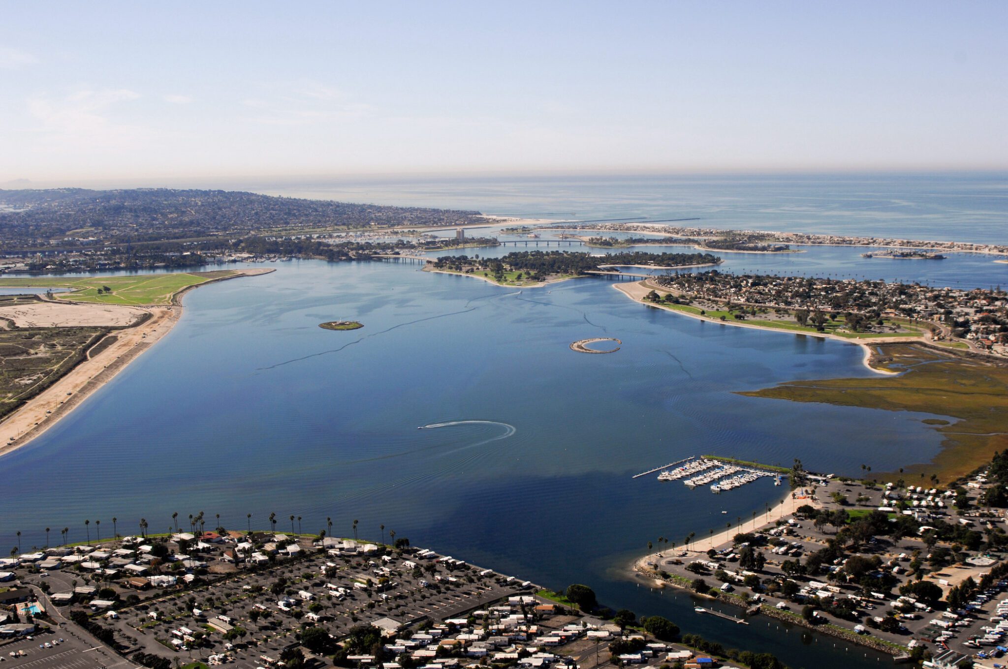 aerial view of mission bay