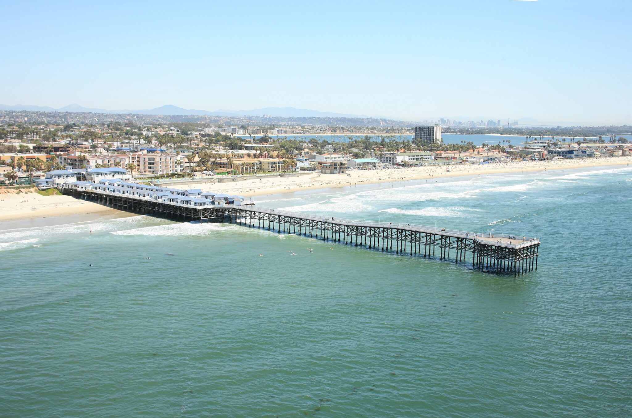 Aerial view of Mary Pier