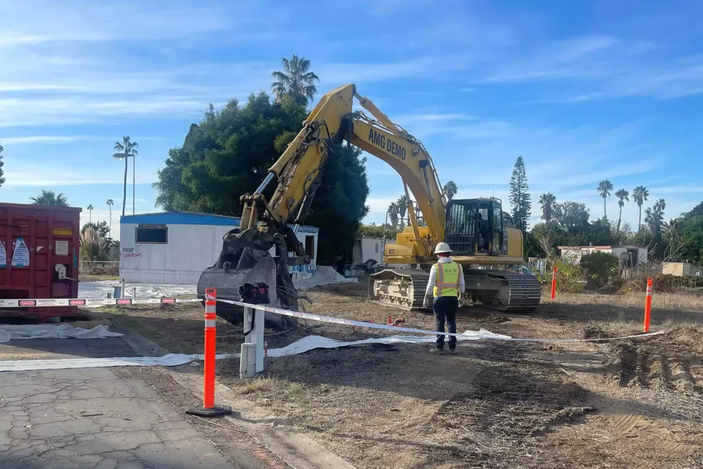 De Anza Cove cleanup of mobile homes