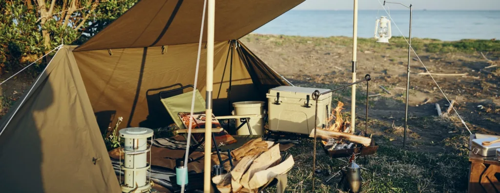 beach camping gear